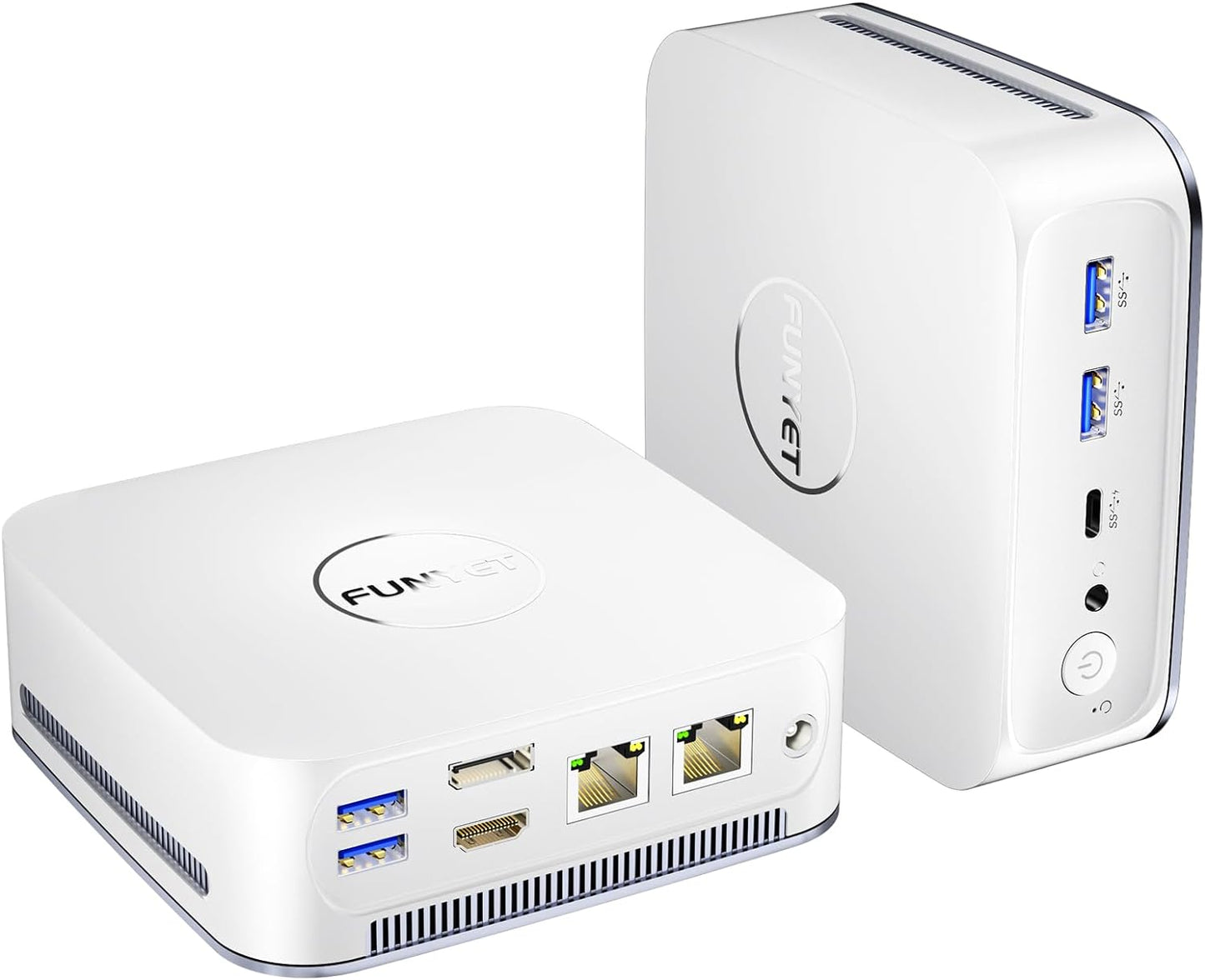 FUNYET Mini PC Gaming PC, Desktop Computer with Intel 12th Gen Alder Lake N95(up to 3.4GHz), 16GB DDR4 RAM 512GB SSD, Supports 4K Displays, Windows 11 Pro
