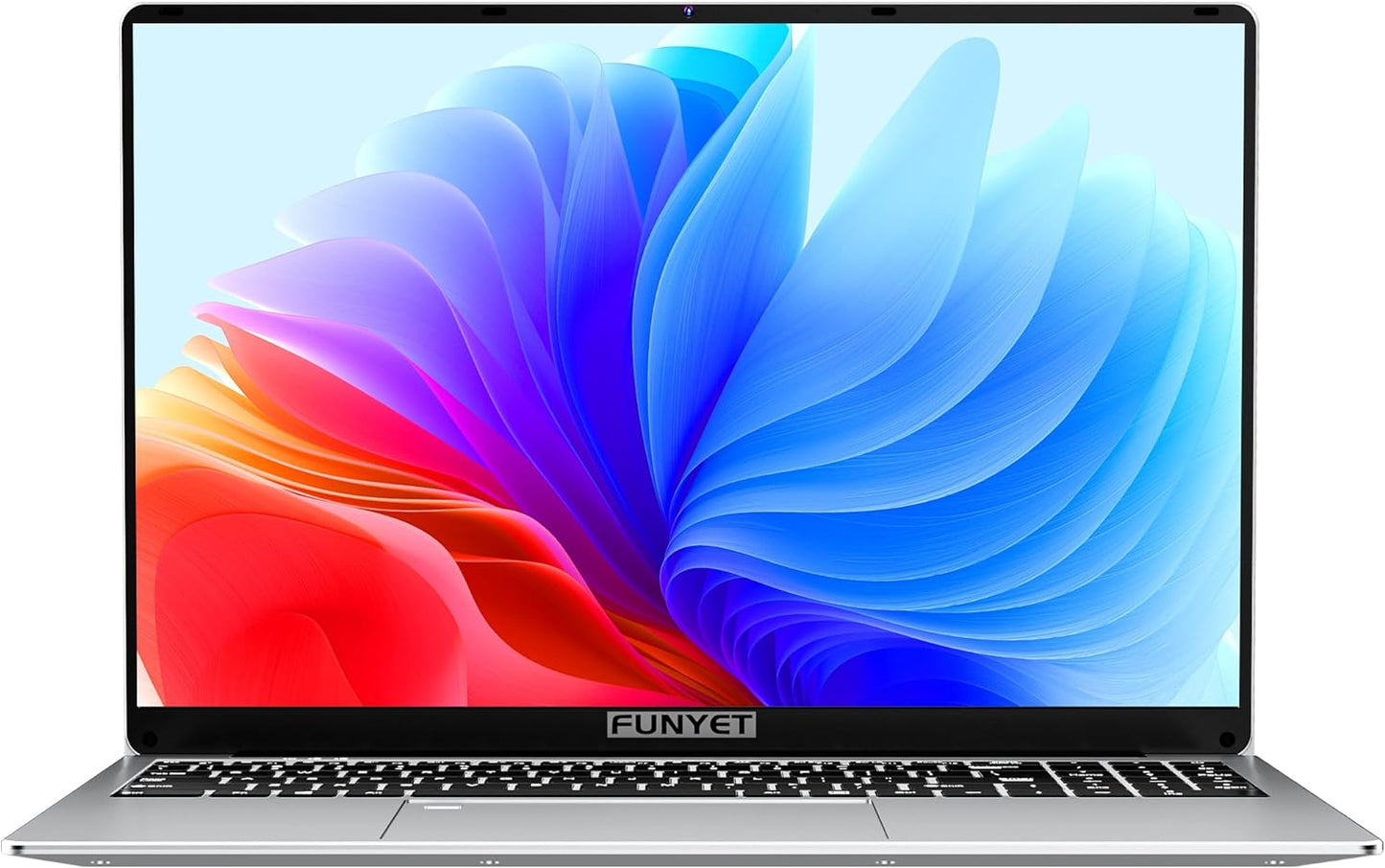 FUNYET 16 Inch Laptop Computer, Gaming Laptop, 16GB RAM 512GB SSD, Intel 12th Gen N95 Processor(up to 3.4GHz), FHD 1920 * 1080, 180 Angle Opening, Fingerprint Unlock, Backlit Keyboard, Windows 11 Pro