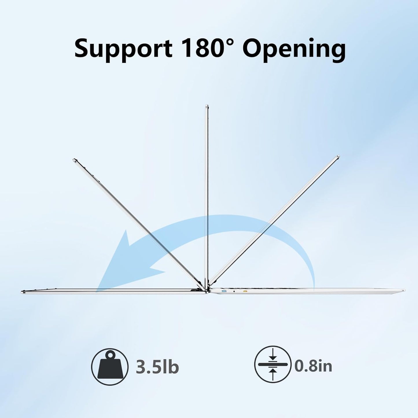 FUNYET 16 Inch Laptop Computer, Gaming Laptop, 16GB RAM 512GB SSD, Intel 12th Gen N95 Processor(up to 3.4GHz), FHD 1920 * 1080, 180 Angle Opening, Fingerprint Unlock, Backlit Keyboard, Windows 11 Pro